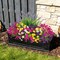 Artificial Flowers Fake Plants for Outdoors Decoration, 12 Bundles Silk Morning Glory with 2PCS Lavender Realistic UV Resistant Faux Spring Flowers for Outside Planter Yard Patio Garden Home Indoor